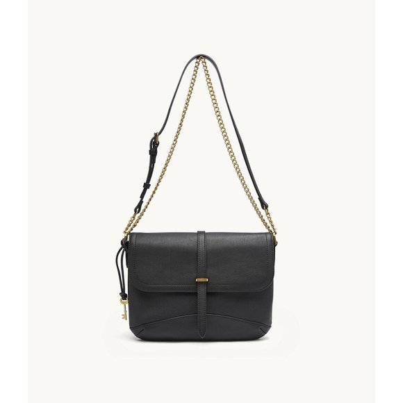 Fossil Handbags - New Fossil Edelyn Crossbody bag Leather Black